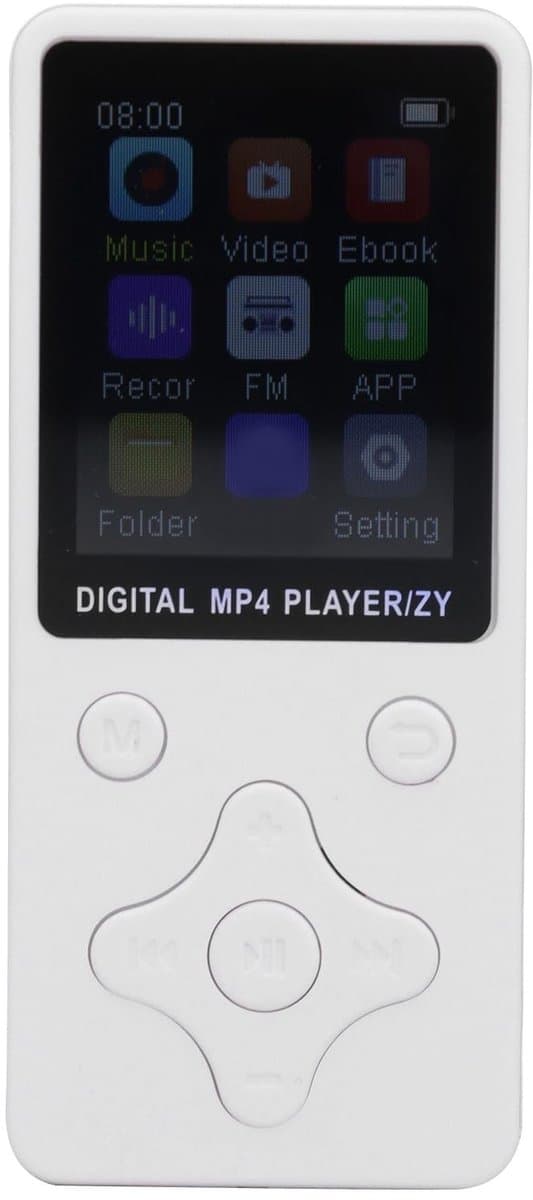 Dailygoody - 64GB Mp3-speler - Draagbare muziekspeler - 1,8 Inch LCD-scherm - HiFi Lossless - Bluetooth en Wifi - Geschikt voor muziek en meer - Jectse