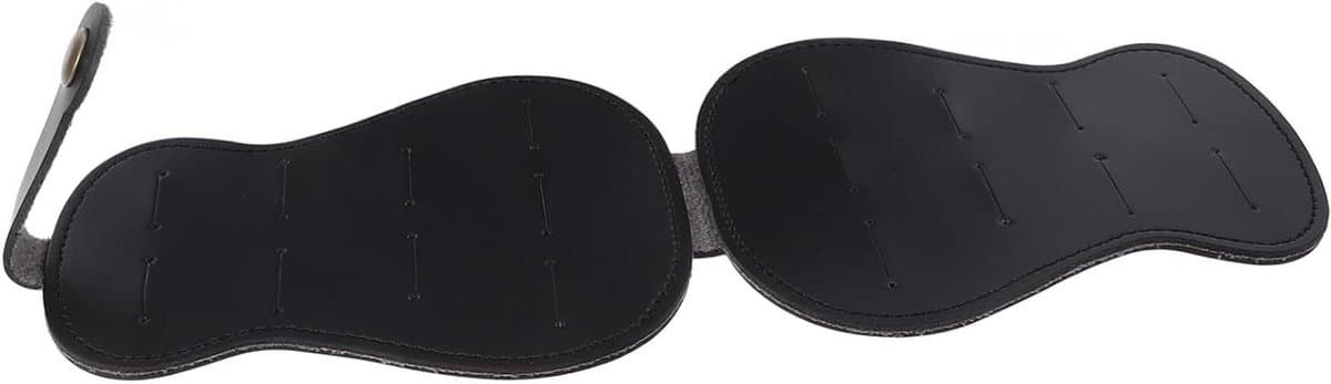 Gitaar Plectrum Tas - Houder Organizer - Muziek Accessoires - Duurzaam PU Materiaal - 13.8 x 10.8 cm - Zwart