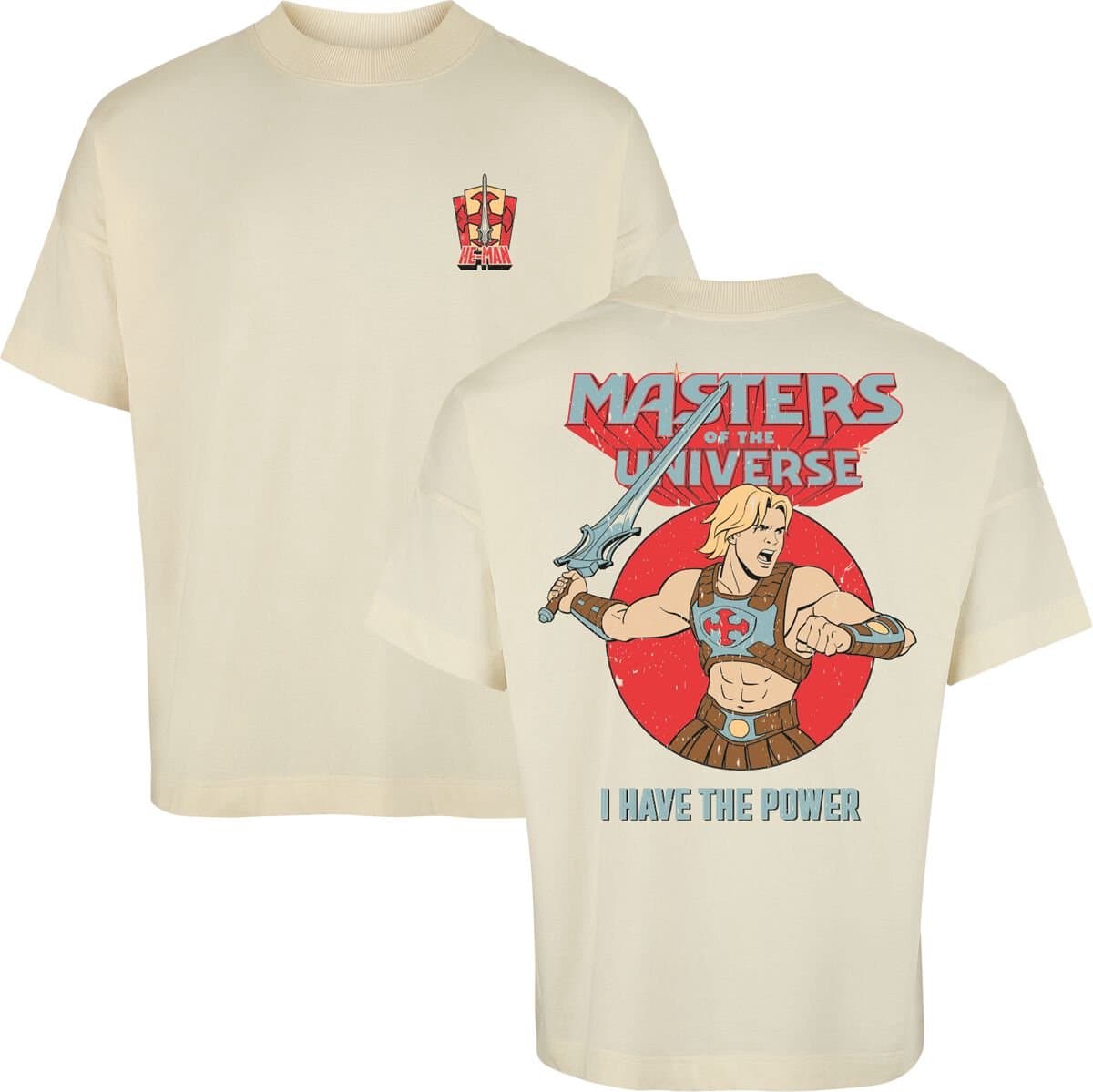 Masters Of The Universe He-Man - By the Power of Grayskull Heren Oversized T-shirt - meerkleurig - XL
