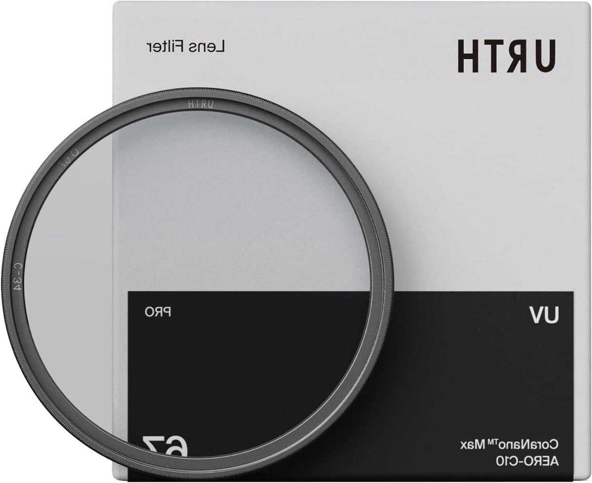 UV Camera Filter - Lens Bescherming - Scherpe Foto's Maken - 34-laags Nanocoating - 43mm - Zwart