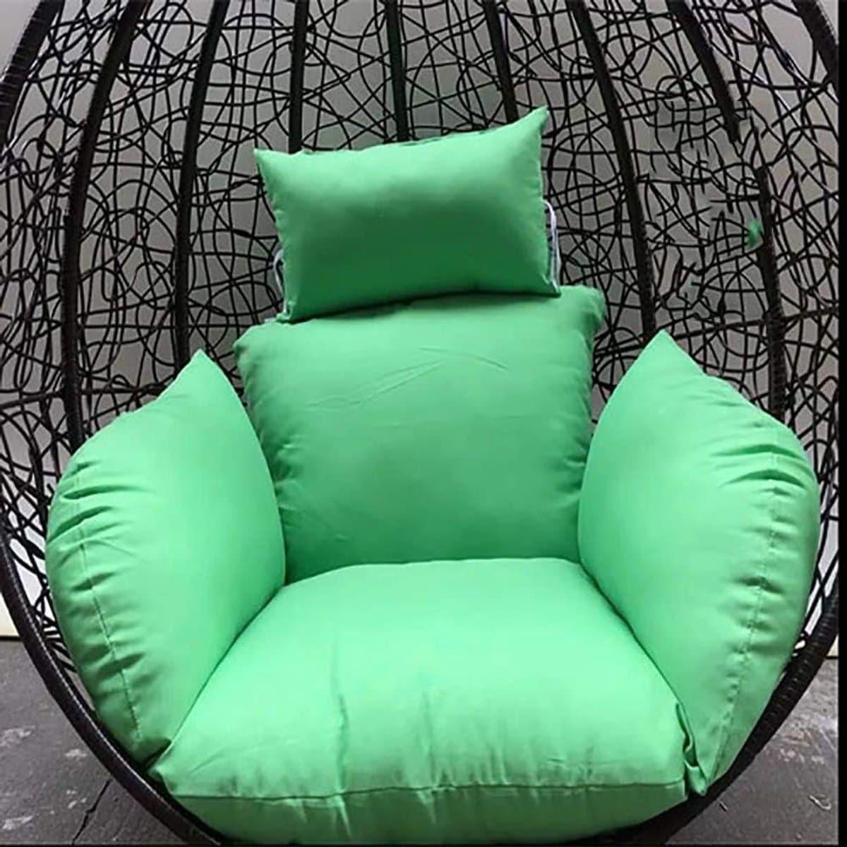 Hangmat Stoelkussen - Zitkussen Nest - Comfortabel Ontspannen - Ergonomisch Ontwerp - 125x60cm - Groen
