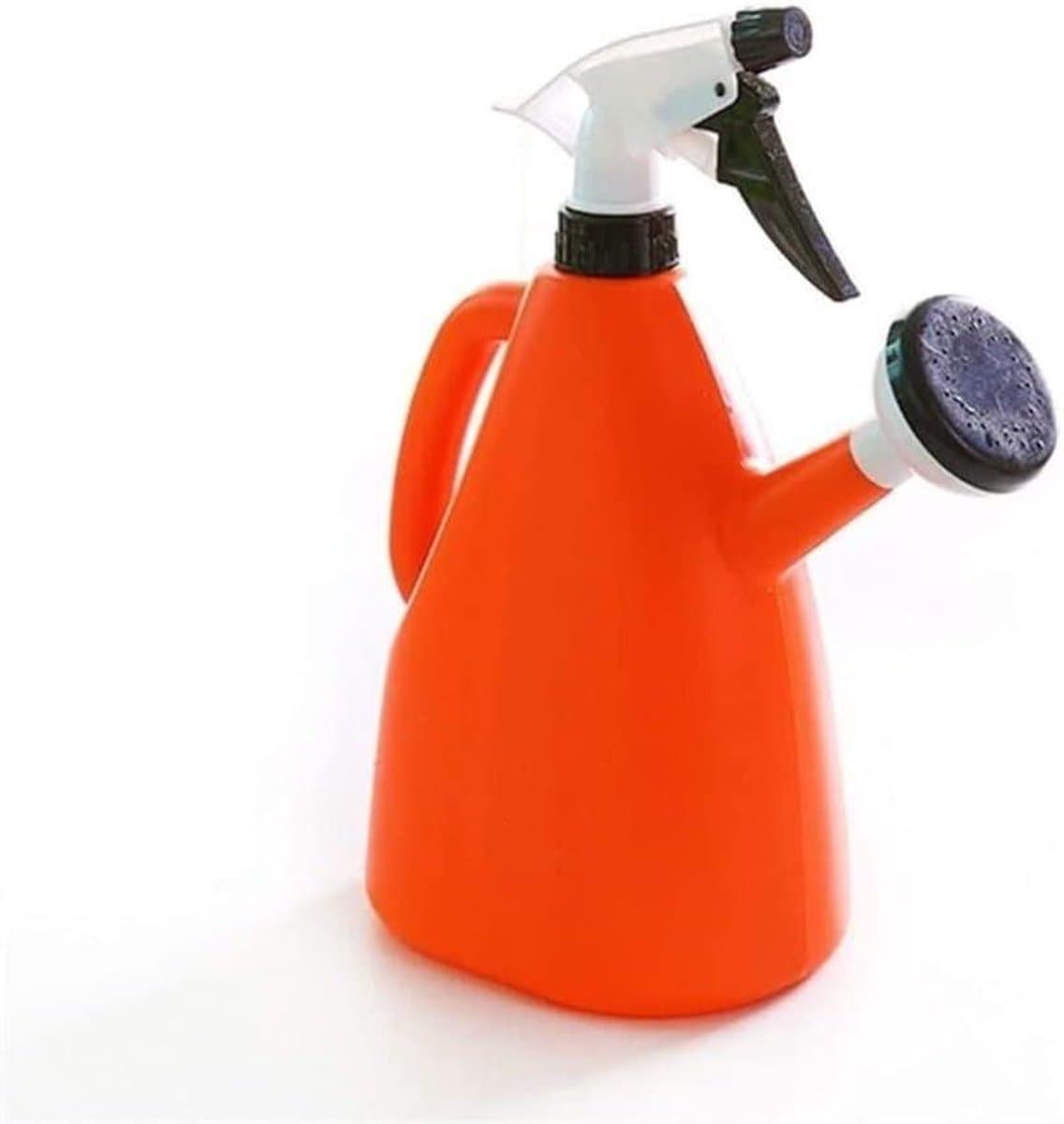 Gieter Modern - Kamerplant Gieter - Planten Water Geven - Verstelbare Spuitkop - 13 x 9.5 x 25cm - Oranje