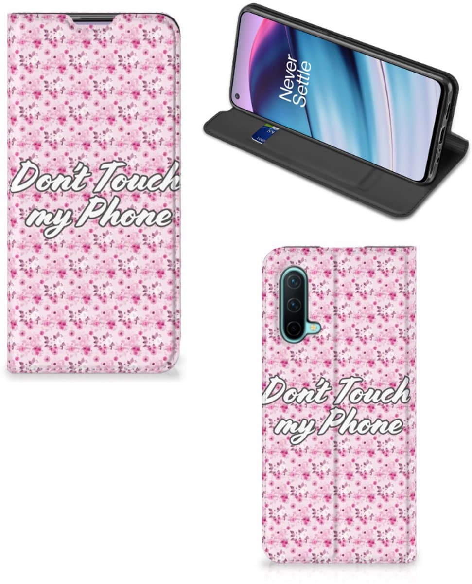 OnePlus Nord CE 5G Design Case Flowers Pink DTMP