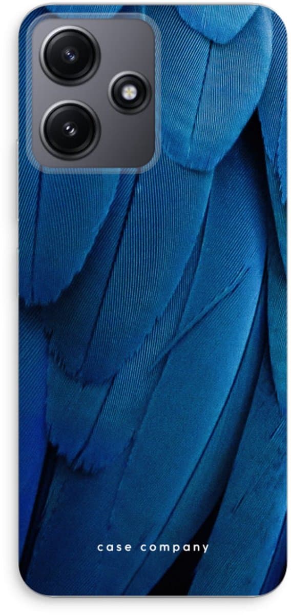 Case Company® - Hoesje geschikt voor Xiaomi Redmi 12 hoesje - Pauw - Soft Cover Telefoonhoesje - Bescherming aan alle Kanten en Schermrand