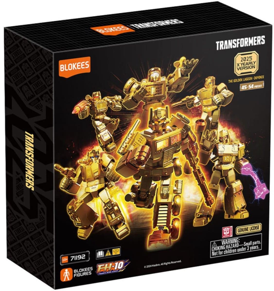 Transformers X Blokees Plastic Model Kit Yearly Version 02 The Golden Lagoon Defence Assortment (6)
