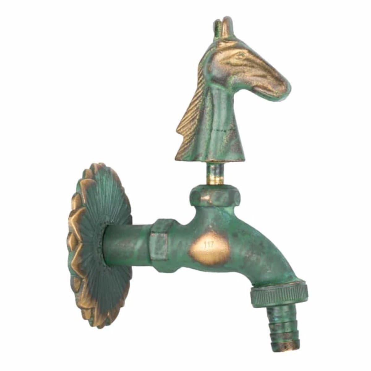 Nostalgische Tuinkraan met Paardenkop Design
