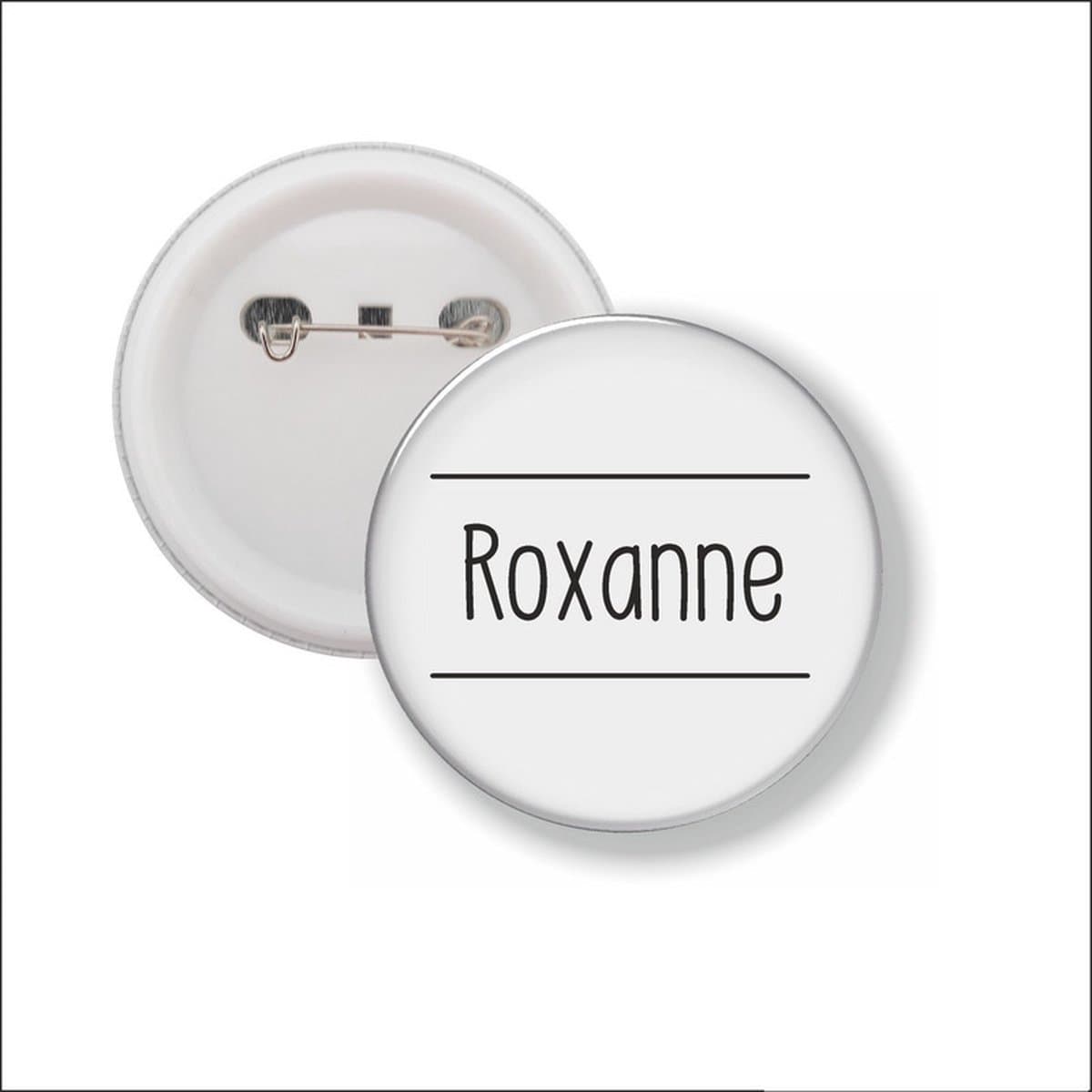 Button Met Speld 58 MM - Roxanne