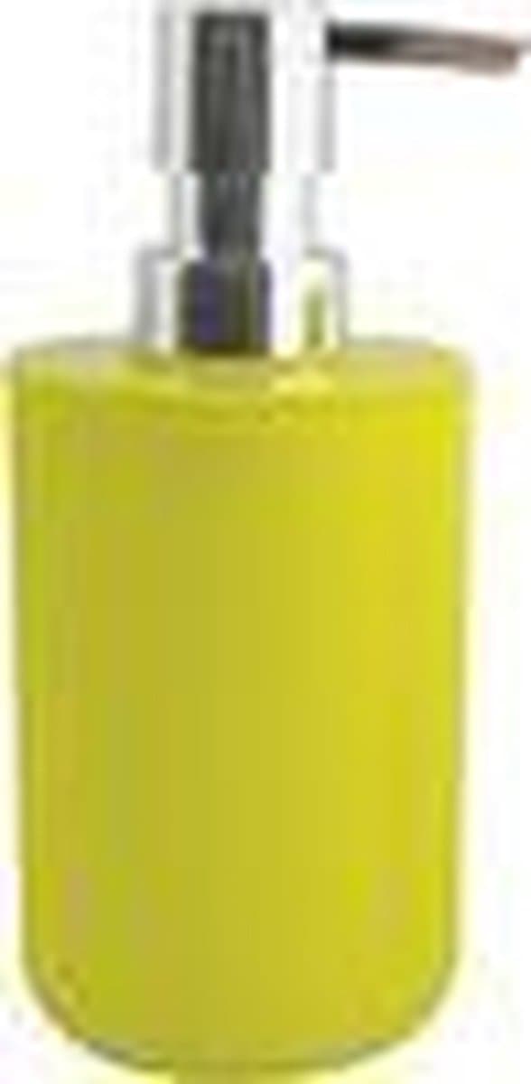 MSV Zeeppompje/dispenser Porto - PS kunststof - appelgroen/zilver - 7 x 16 cm - 260 ml