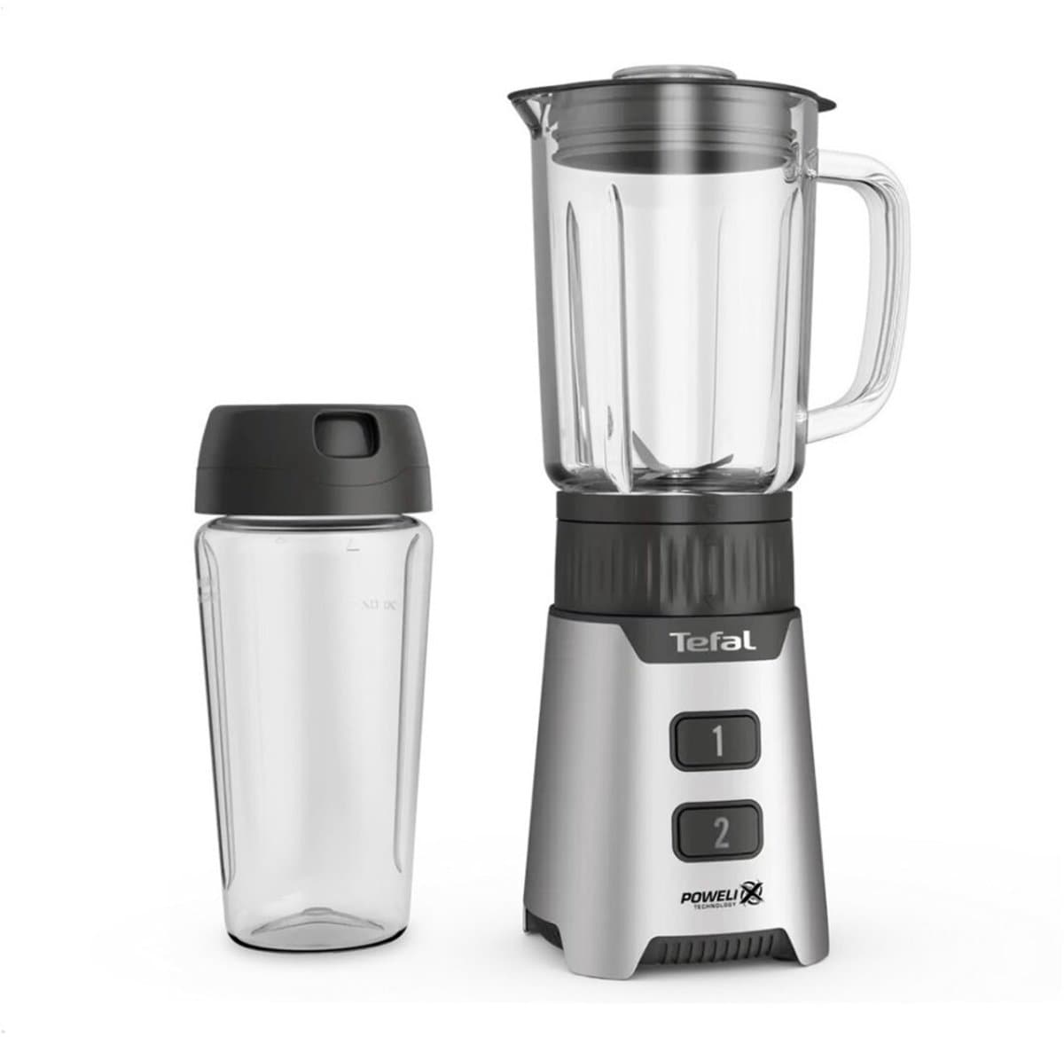 Tefal BL16GE30 - mini mixer - 400 W vermogen, 700 ml capaciteit, draagbaar ontwerp