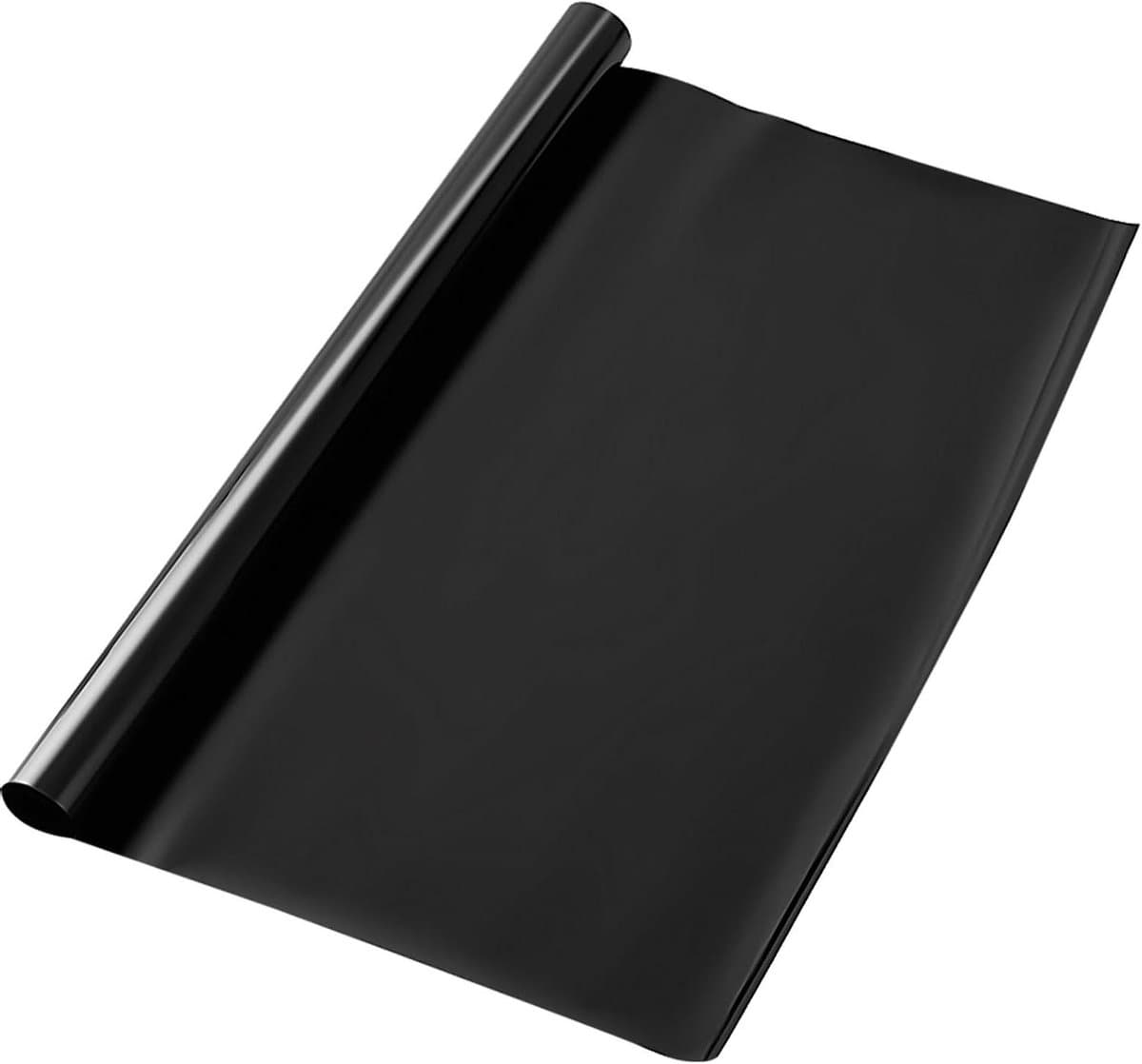 Autoruit Tint Folie - Raamfolie Auto - Zicht Verbeteren - Krasbestendig - 300x75cm - Zwart