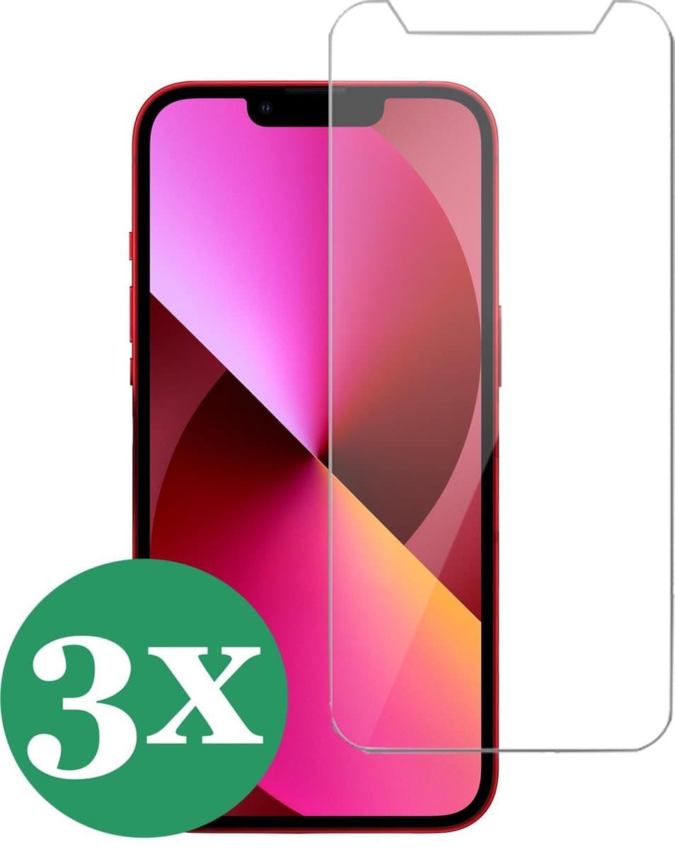 Screenprotector geschikt voor iPhone 12 Pro - Beschermglas Screen Protector Glas - 3 Stuks