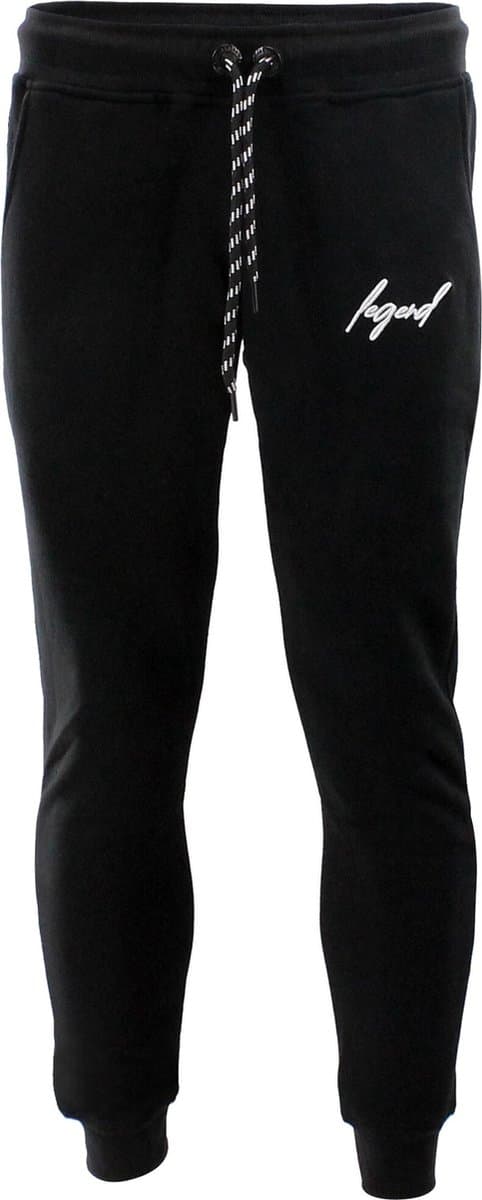 Joggingbroek dames/heren signature Milano zwart XS