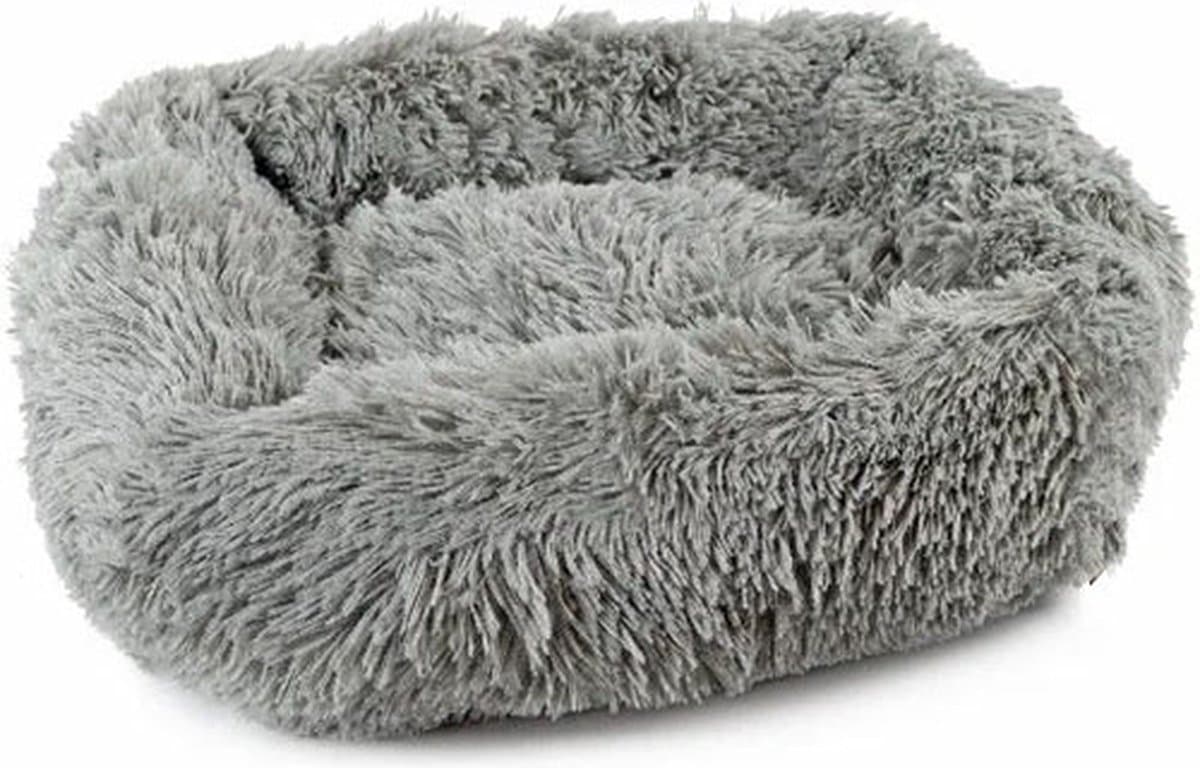 Grizo Softy Bed - Hondenmand - Kattenmand - Kleur: Grijs - Maat S: 60 cm