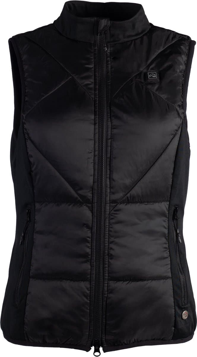 Heating vest -Slimline- Zeer aansluitende bodywarmer Blauw maat S (ideaal onder een jas)