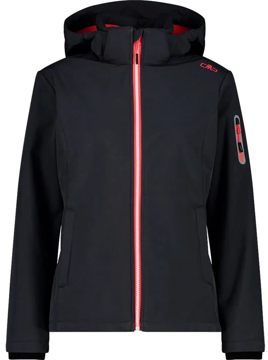 Cmp 39a5006 Softshelljack Zwart 2XL Vrouw