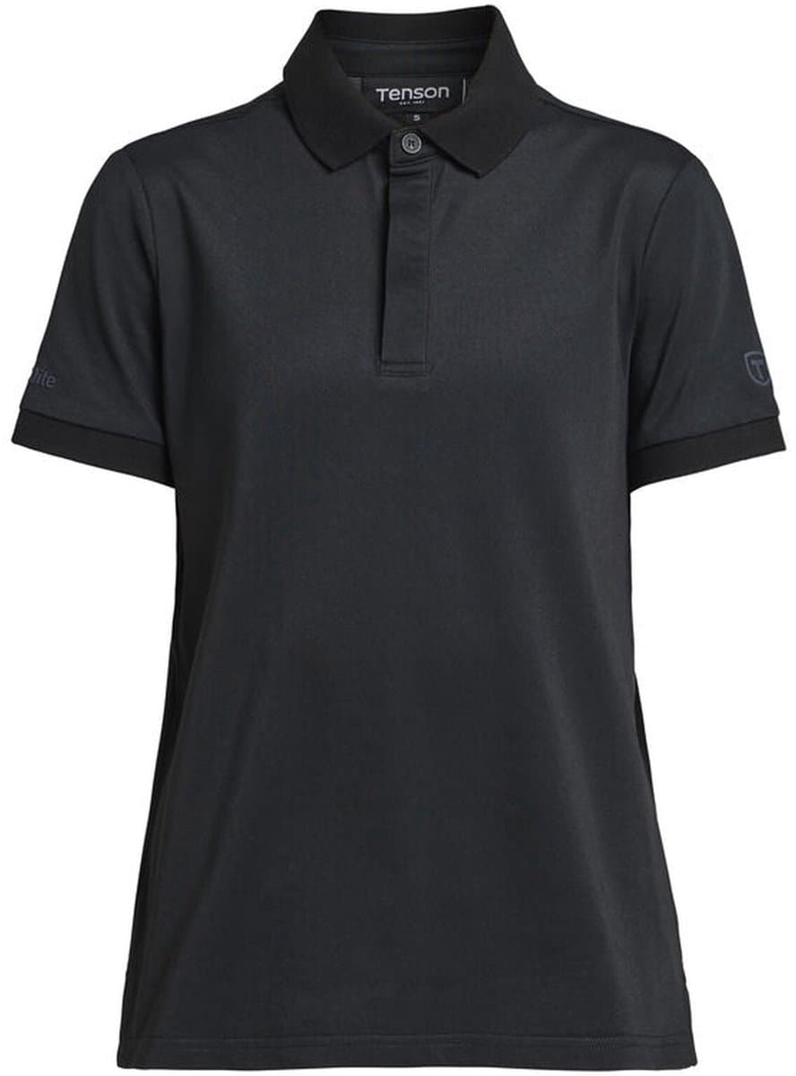 Tenson TXlite Tri-Blend Polo Women 465018217 - Zwart - S