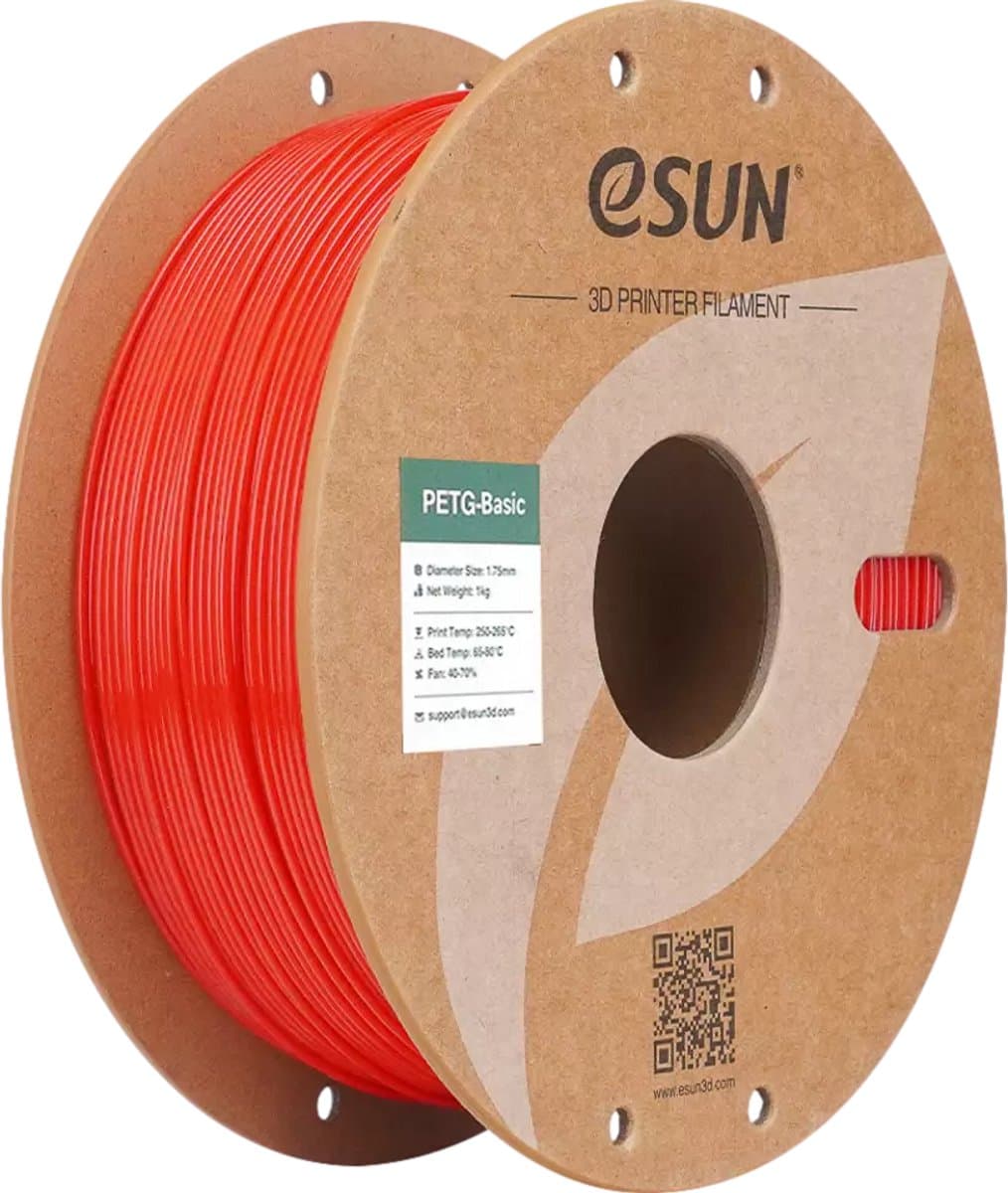 Esun PETG BASIC 3D filament 1,75mm 1kg Rood