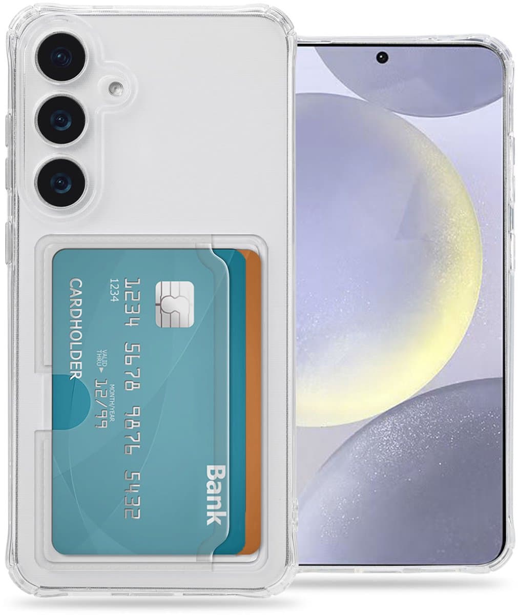 imoshion Hoesje met Pasjeshouder - Geschikt voor Samsung Galaxy S25 Plus - Transparant
