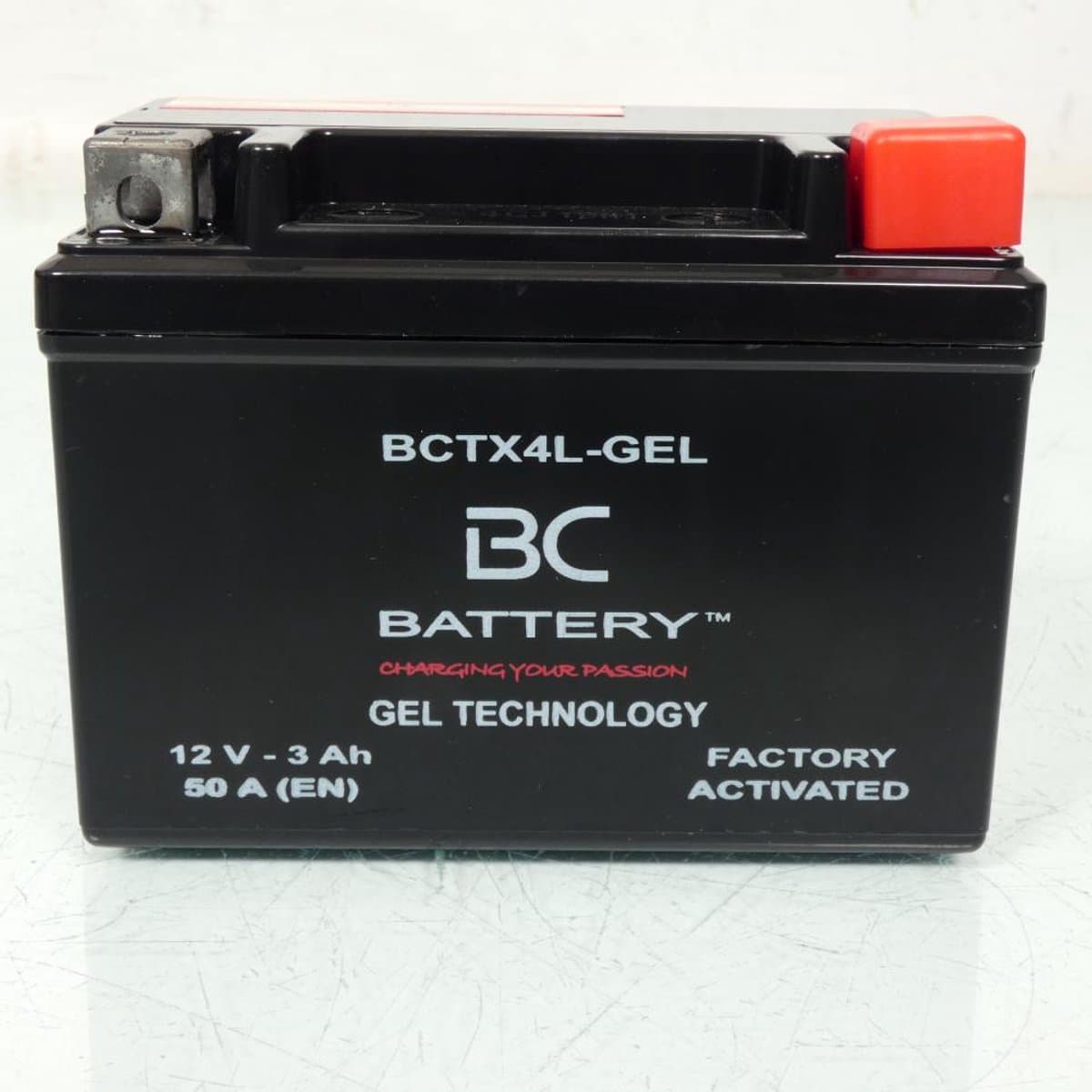 Batterie SLA BC Battery pour Scooter Gilera 50 ICE 2002 à 2004 YTX4L / 12V 3Ah Neuf