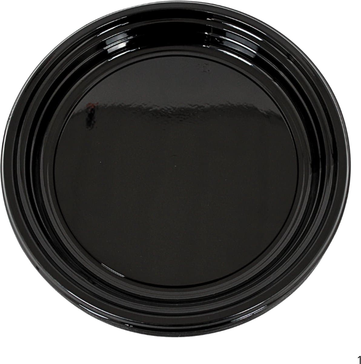 KURTT - 24x Hard Plastic borden onverdeeld (stevig) - herbruikbare borden ( europese norm EN12875-1 gecertificeerd) reusable - ø 24cm