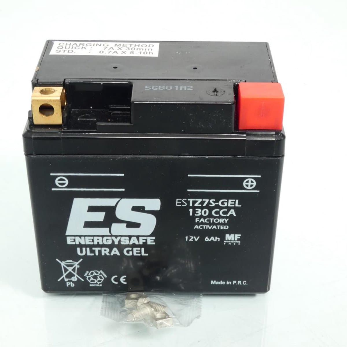 Batterie SLA Energysafe pour Moto Yamaha 250 WR 2008 à 2010 YTZ7S / 12V 6Ah Neuf