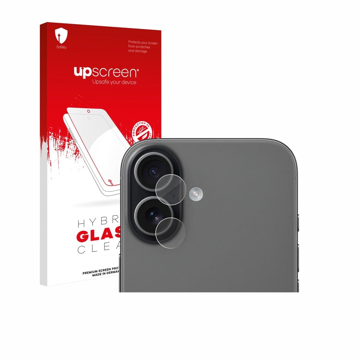 upscreen - Screenprotector voor Apple iPhone 17 (ALLEEN Camera Lens) - Folie Beschermfolie Beschermglas transparant