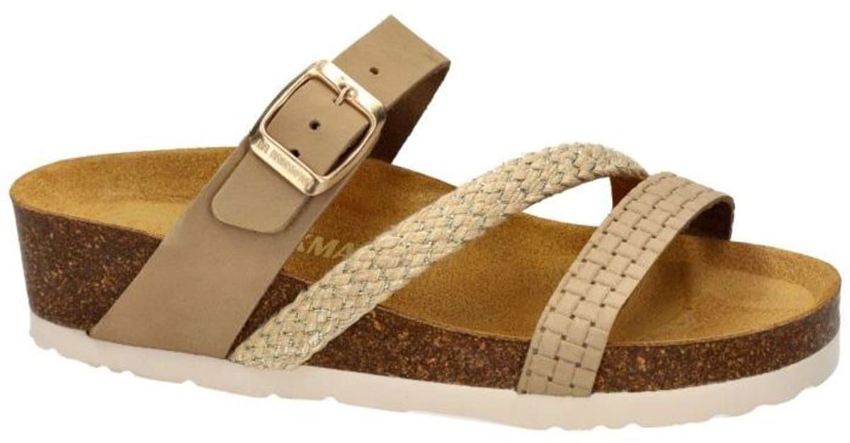 Dr Brinkmann -Dames - beige - slippers & muiltjes - maat 38