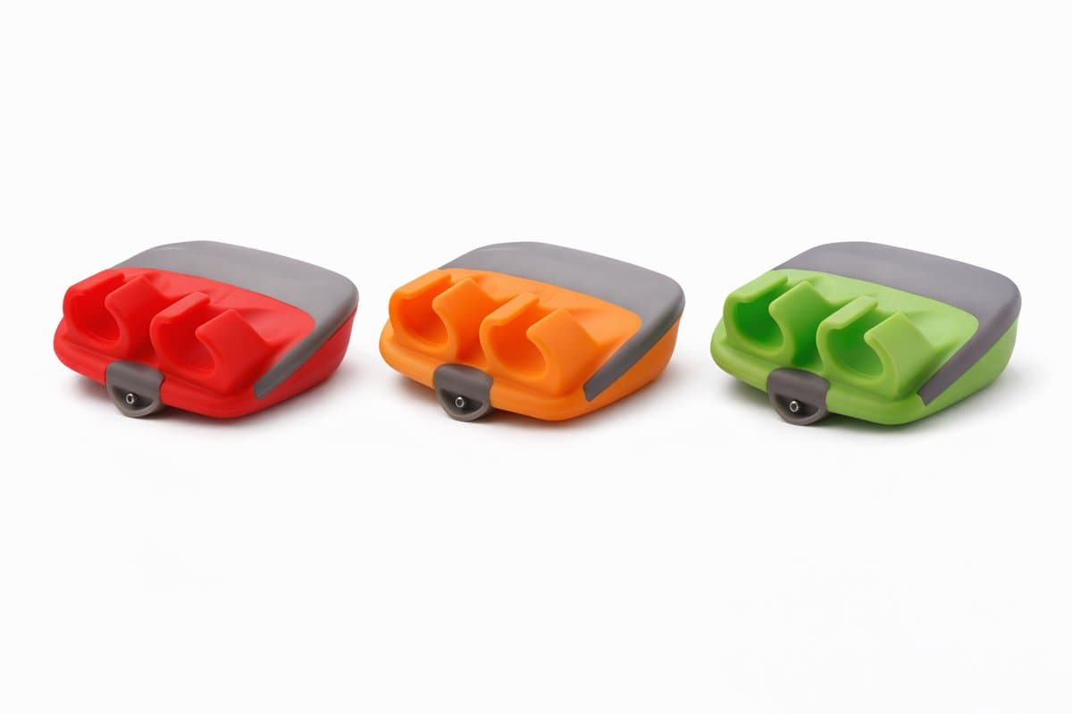 Groenteschiller met Comfortabele Grip en Antislip Rubberen Vingerringen