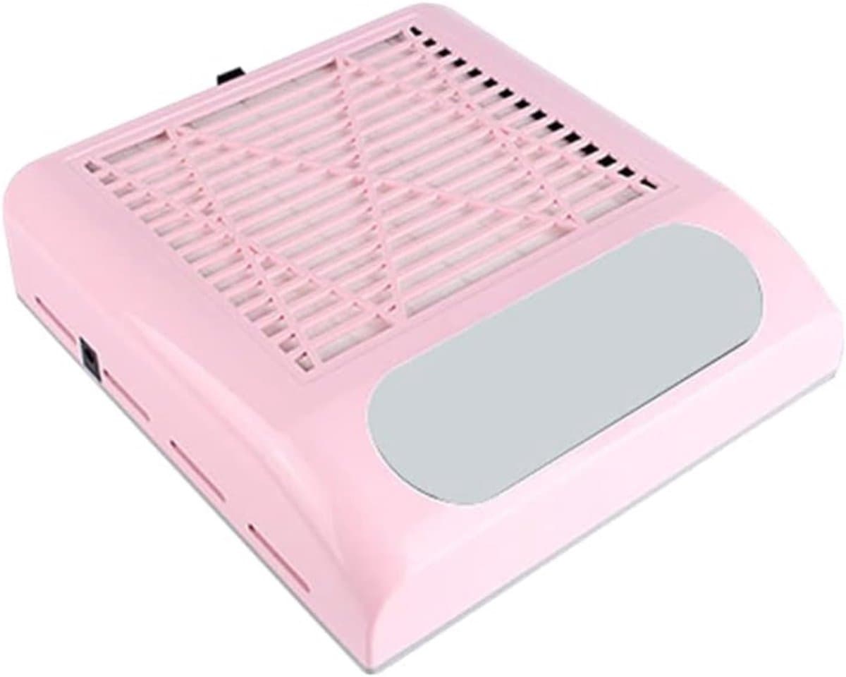 Nexvo®Nagel Afzuiger - Stofafzuiger Nagels Met 2 instelbare Snelheden - Stofafzuiging - Roze - 29cm x 25cm x 10cm