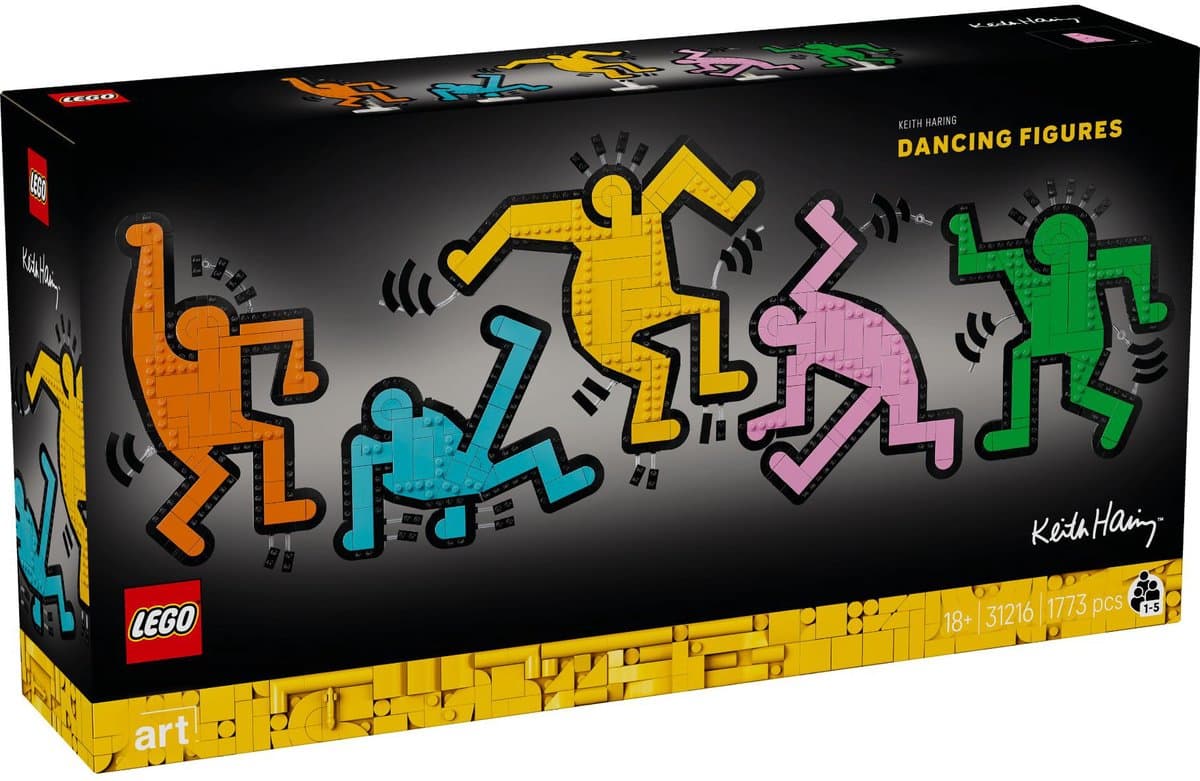 LEGO Art Keith Haring Dansende Figuren 31216