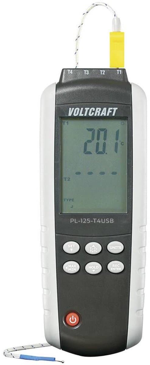 VOLTCRAFT PL-125-T4 Temperatuurmeter -200 - +1372 °C Sensortype K, J