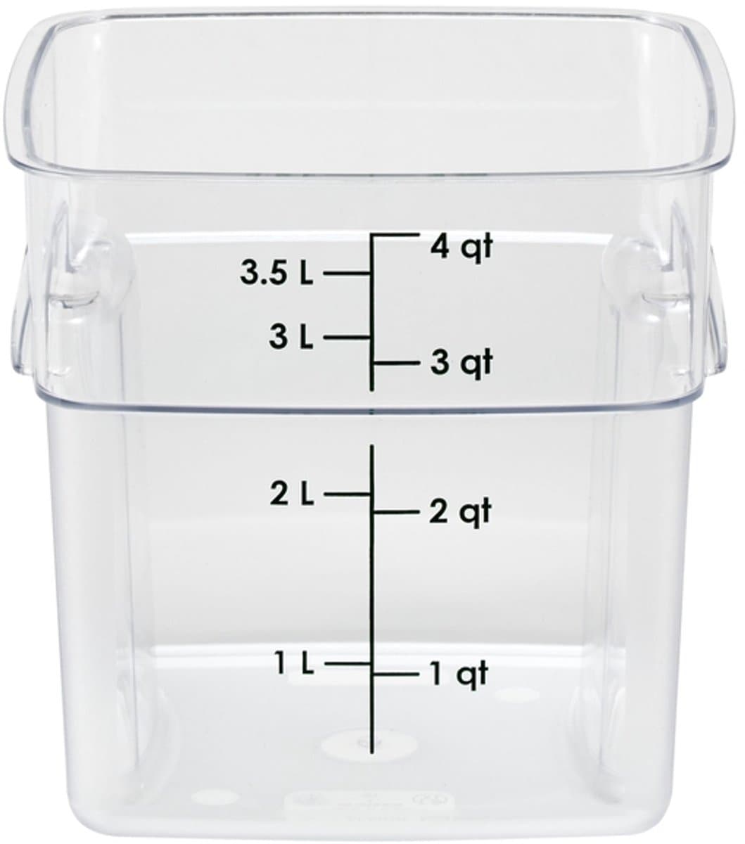 Cambro FreshPro Camsquare Vershouddoos 3.8Ltr - CU137 - Restaurant - Hotel - Professioneel zonder deksel