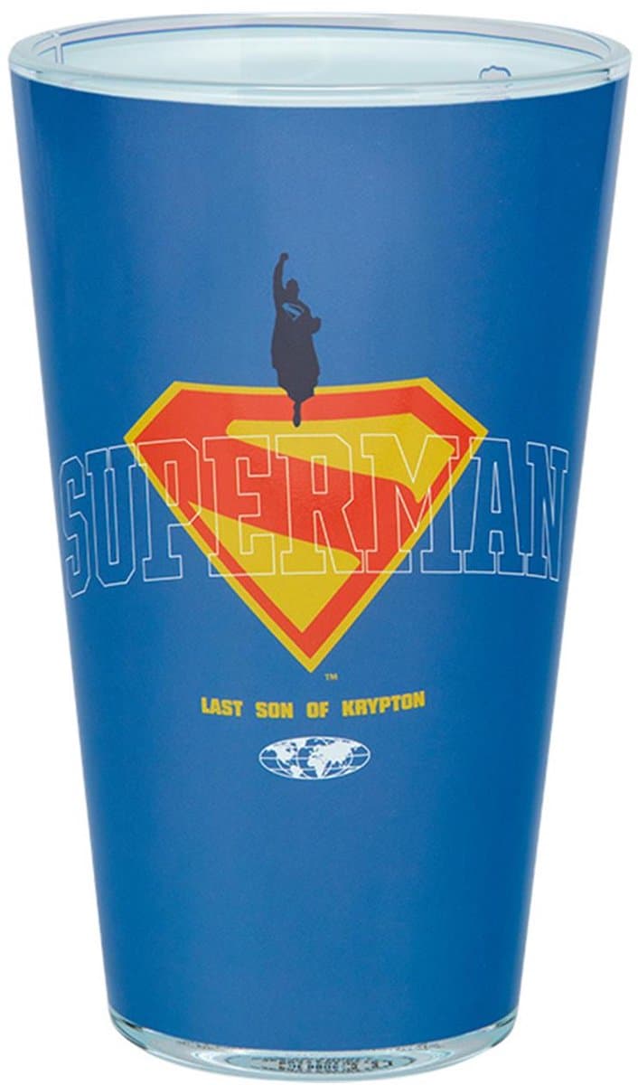 Paladone Superman Glas - 400 ml, Multi