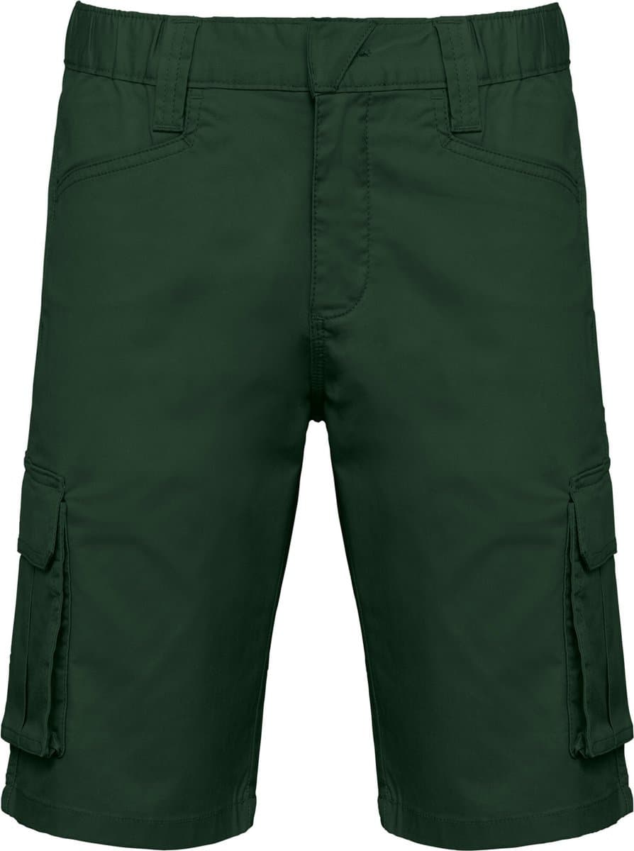WK. Designed To Work Eco-friendly heren bermuda met meerdere zakken WK713 - Forest Green - S