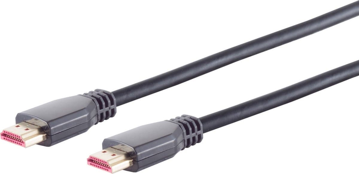 S/CONN 10-46045 HDMI kabel 3 m HDMI Type A (Standaard) Zwart