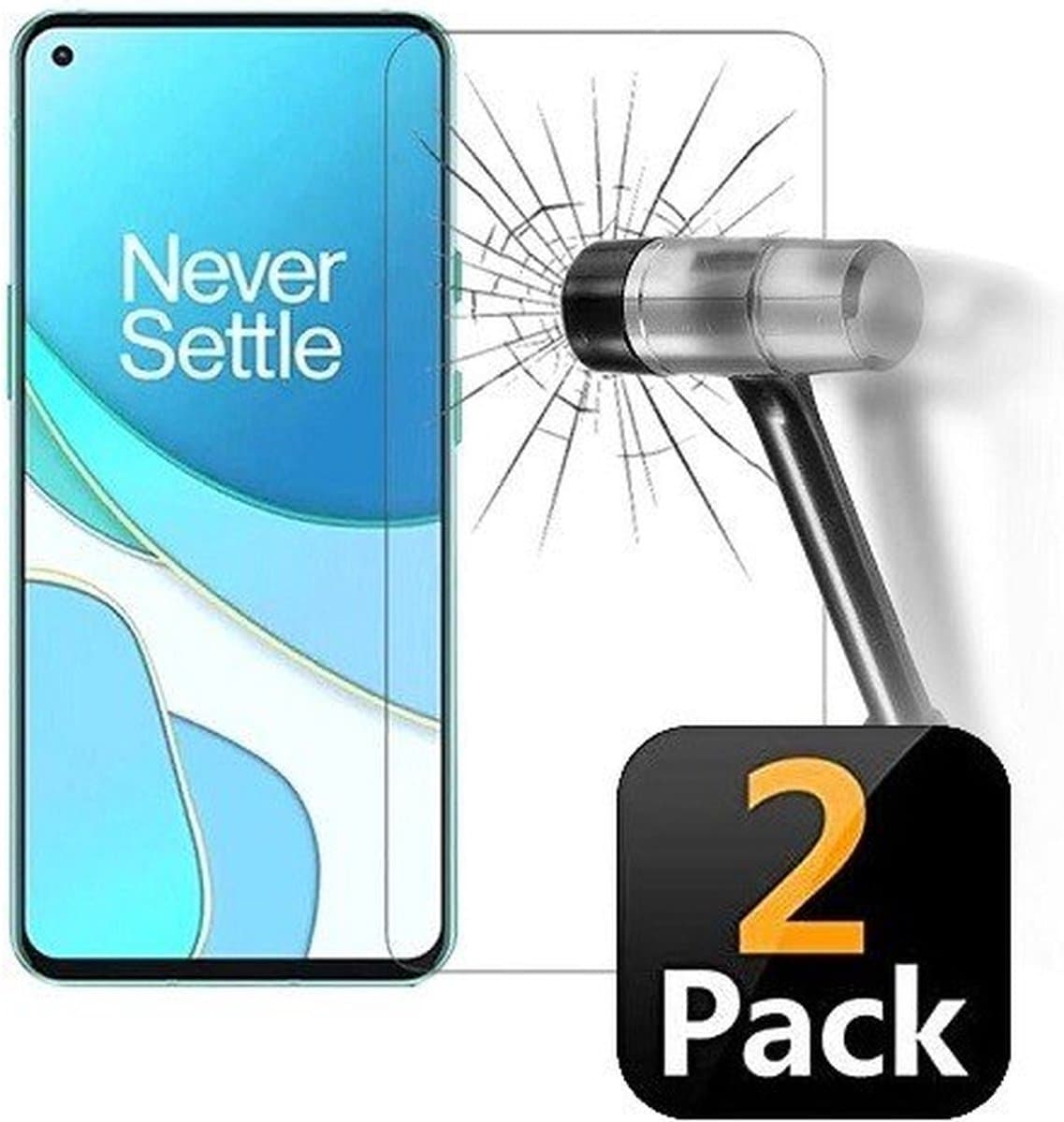 OnePlus 9 Screenprotector Beschermglas 2x