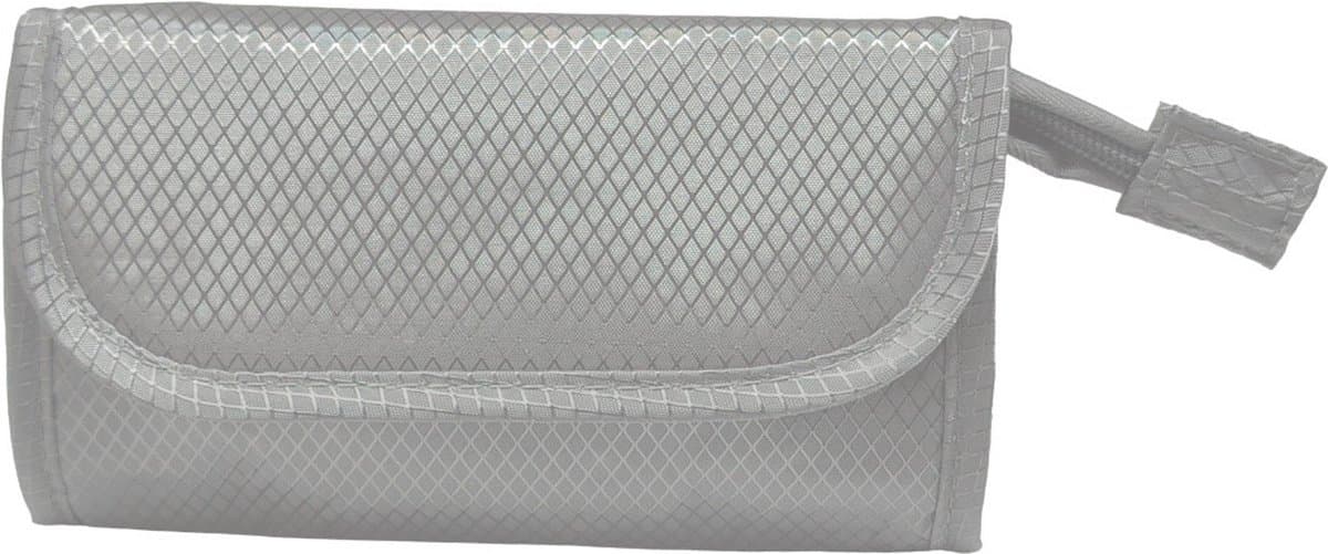Rojafit Make-up Tasje met Spiegel -Grey - Afmeting: 17 x 5 x 10 cm.