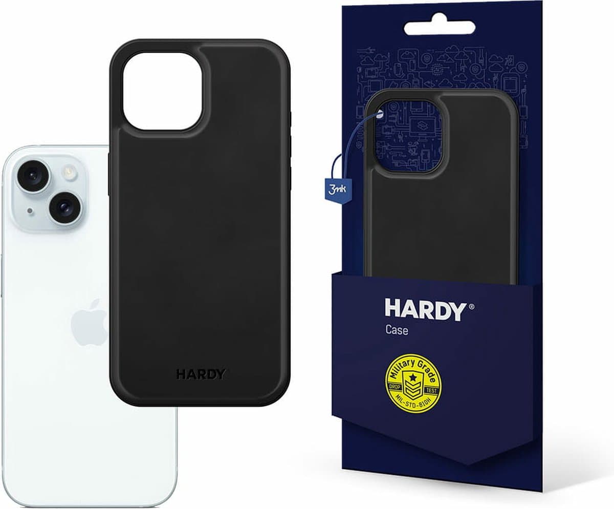 3Mk Hardy Apple Silky Leather Magcase Voor Iphone 15 Telefoonbescherming Achterkant