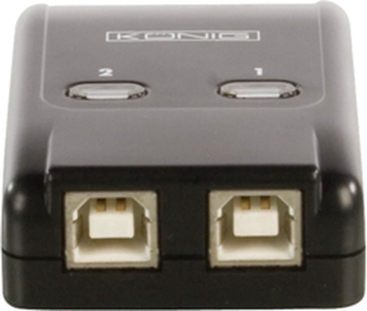 König CMP-USBSW4 interface hub 480 Mbit/s Zwart