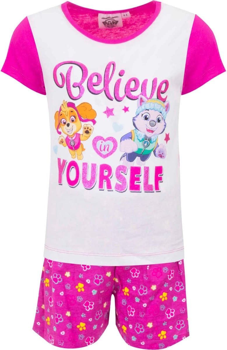 PAW Patrol - Shortama - Roze - Maat 98 - 3 jaar