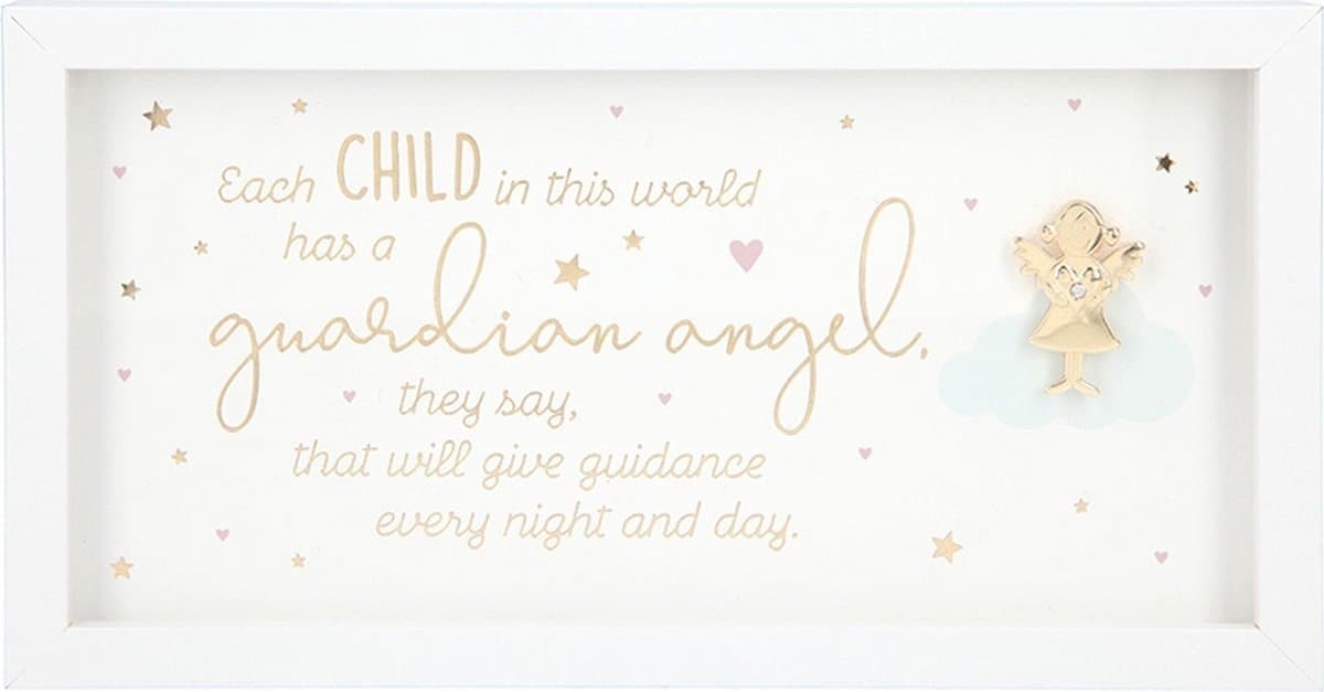 Fotolijst met Compliment Each child in this world has a guardian