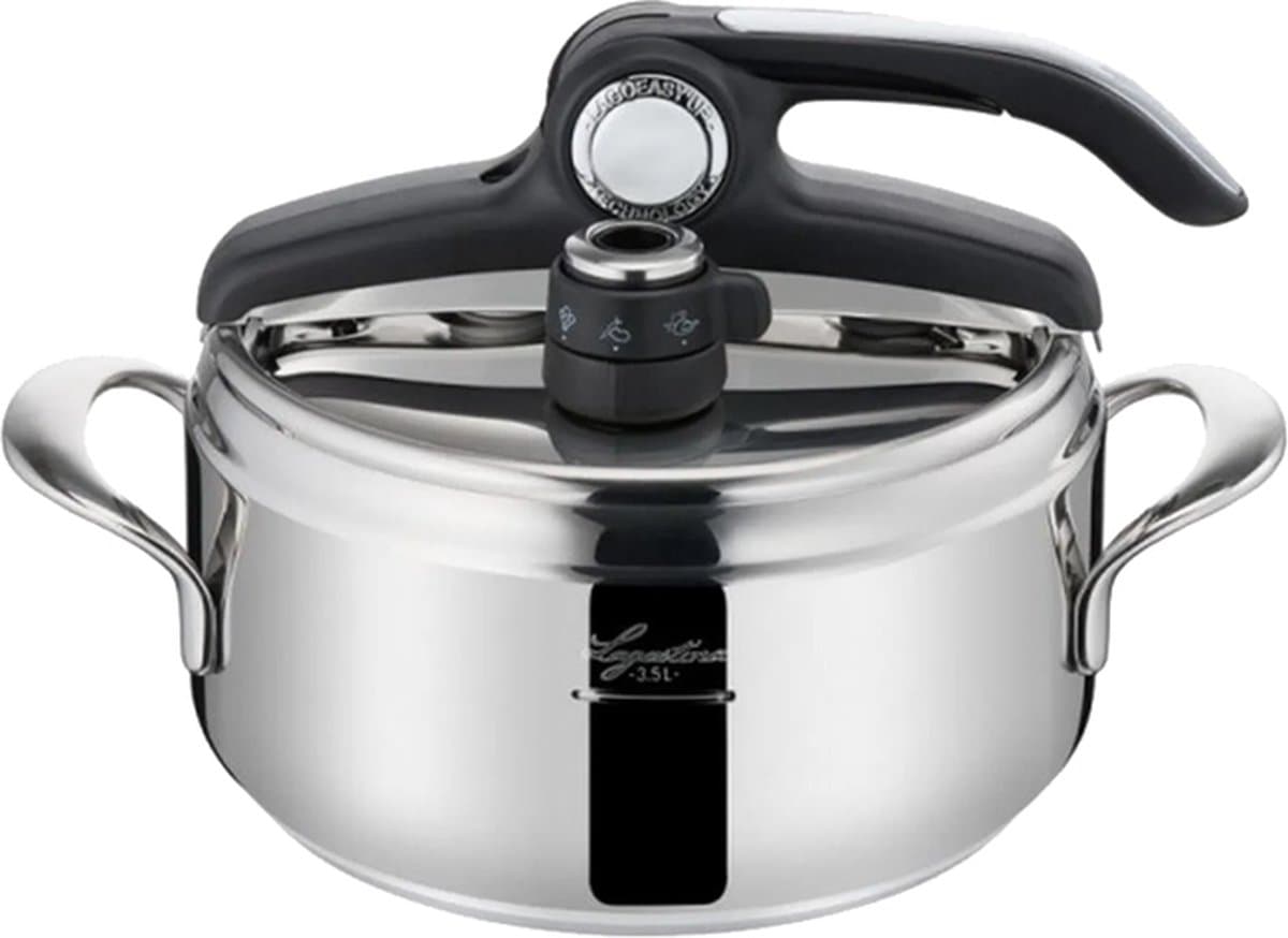 roestvrijstalen snelkookpan 3,5l - lagostina - 012021010522