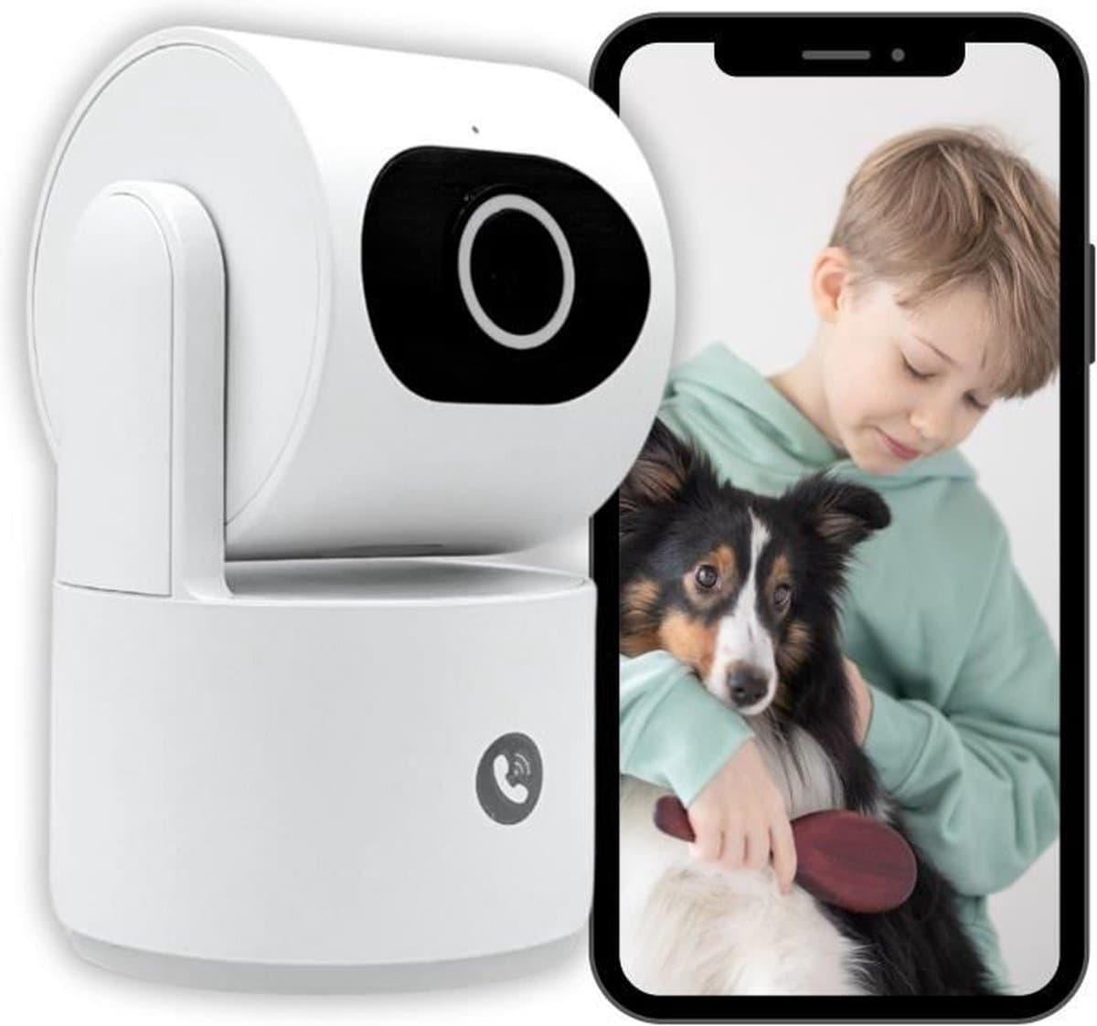 Bewakingscamera - KONYKS - CAMINI CARE 2 - Binnen - Wifi met sirene en video-oproepknop