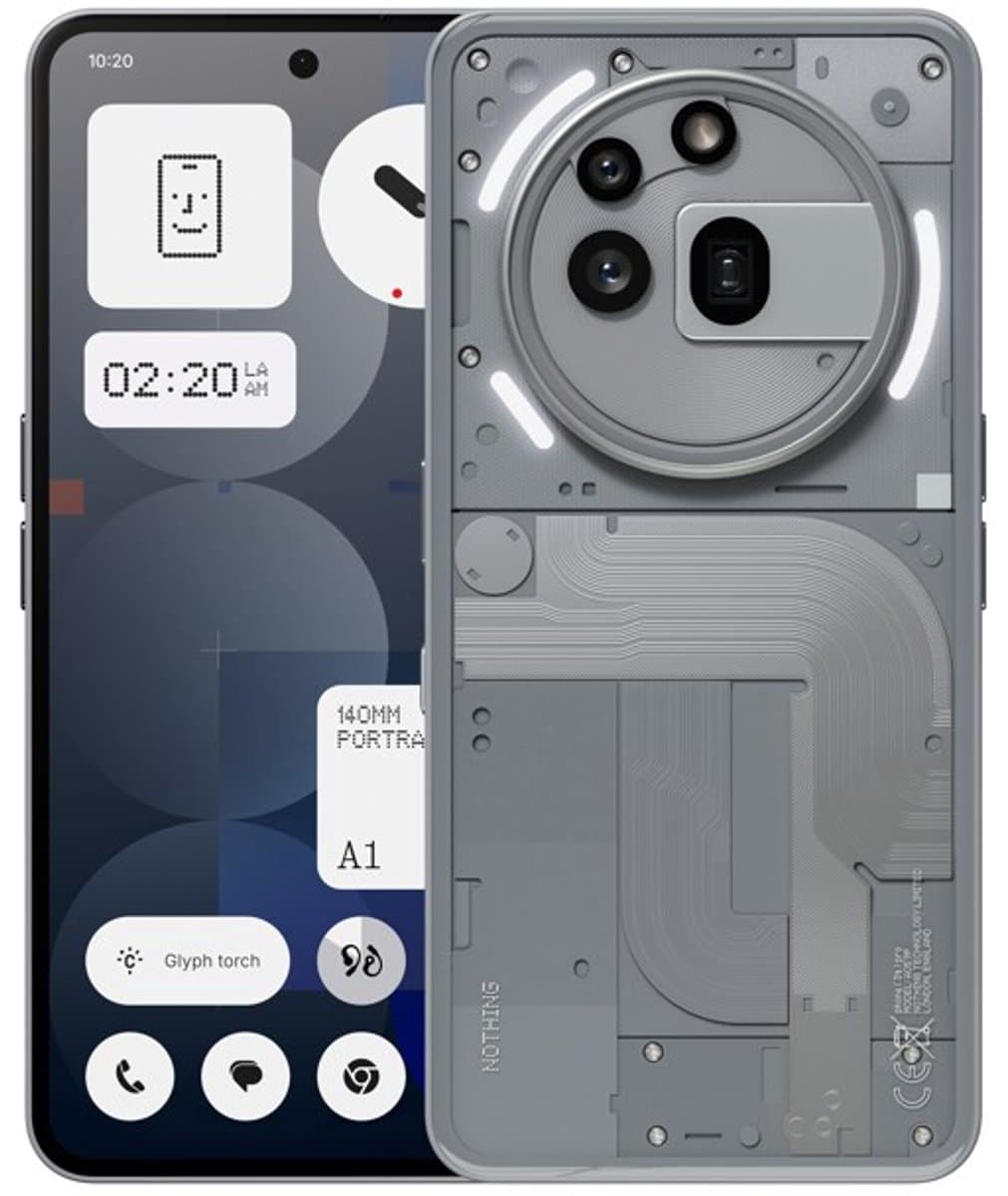 Nothing Phone (3a) Pro 256GB Grijs 5G