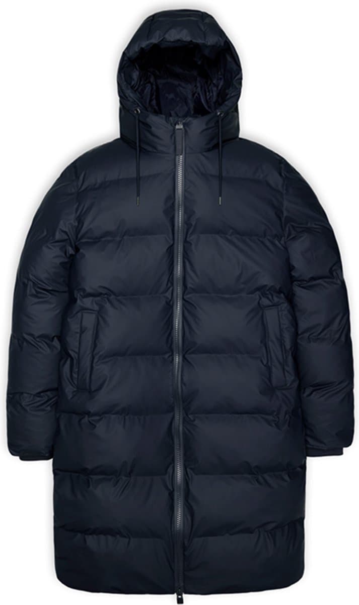 Rains Alta Lange Puffer Jas W3T4