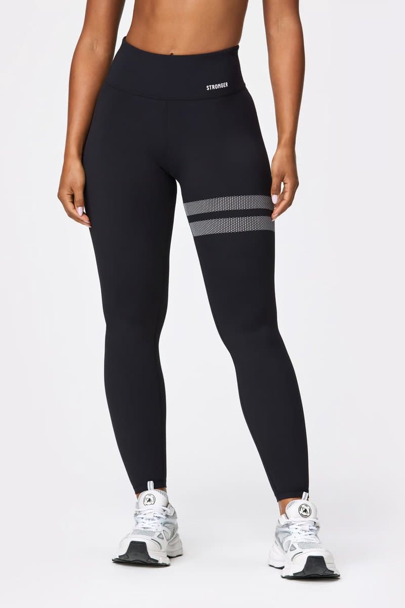 Stronger - Signature Tights - Sportlegging - Dames - Zwart - Maat XS