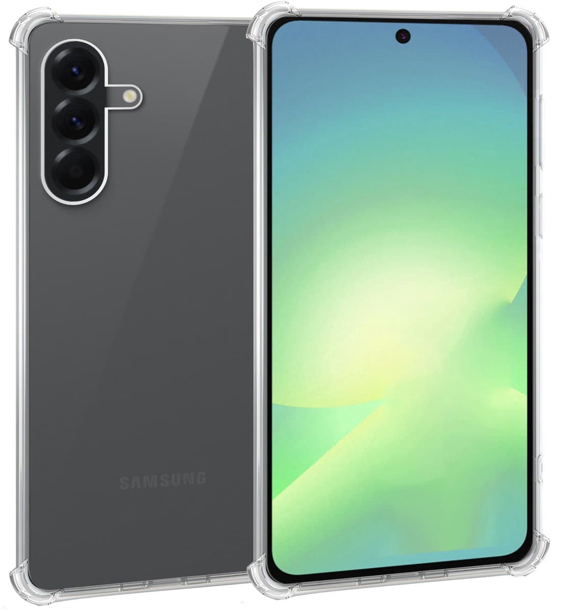 ChiGuard Hoesje Geschikt voor Samsung A36 - Shock Proof Case – Cover Transparant