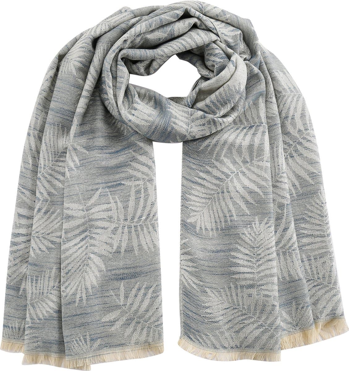 Emilie scarves – sjaal – glitter – lichtblauw - zilvergrijs