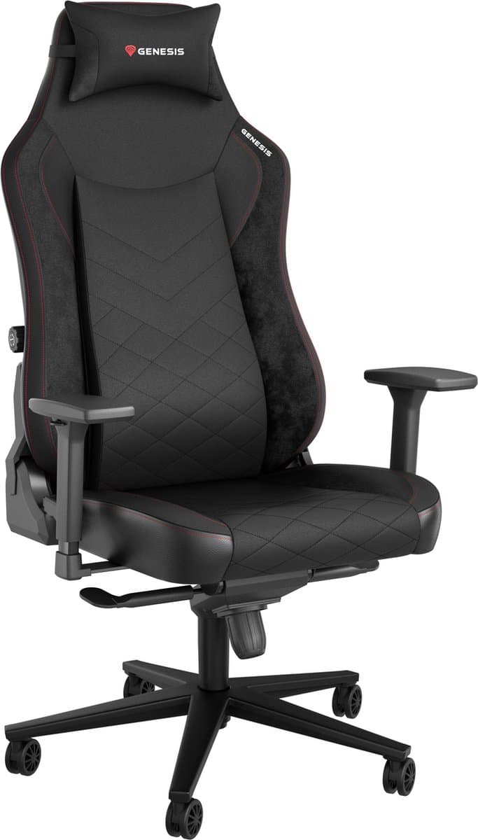 Genesis - NFG-2050 Nitro 890 G2 Black - game stoel - zwart - Verbeterde comfort