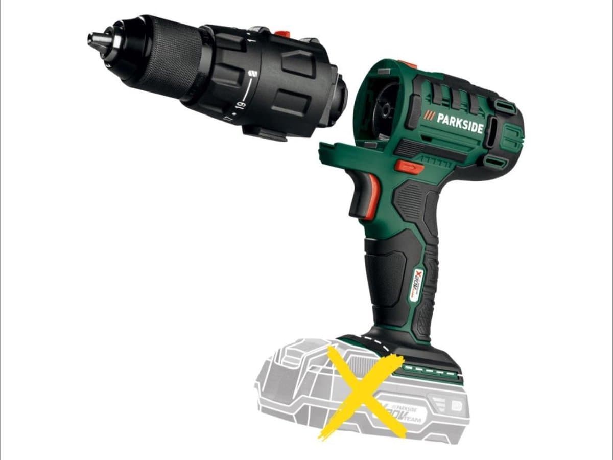 PARKSIDE® 3-in-1 accu-combi-apparaat - 20V zonder accu en lader - 3-in-1: schroefboormachine, schuurmachine, reciprozaag en een multitool